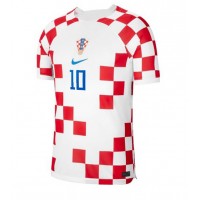 Kroatien Luka Modric #10 Fußballbekleidung Heimtrikot WM 2022 Kurzarm